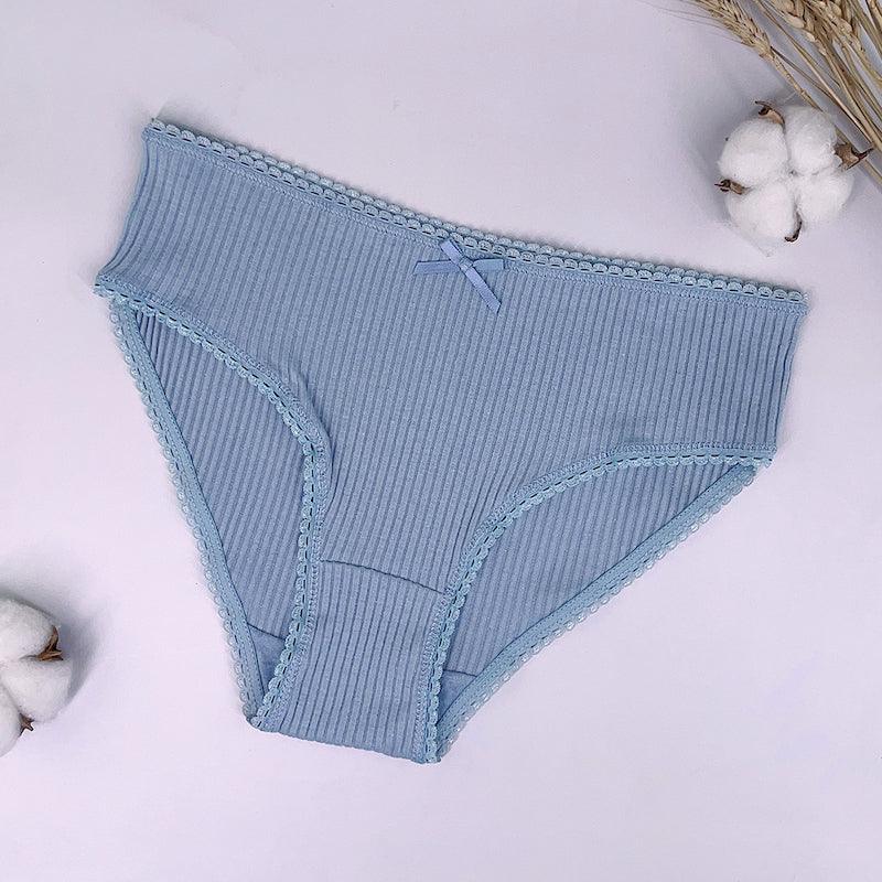6 Pieces Lace Cotton Underpants Set-Comfy Women Underwear