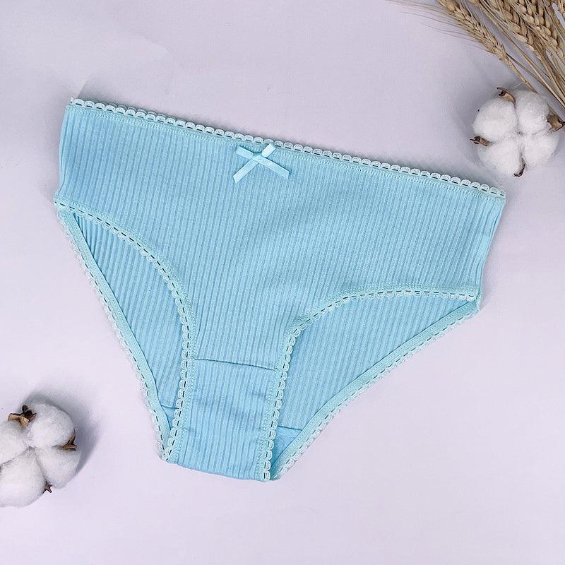 6 Pieces Lace Cotton Underpants Set-Comfy Women Underwear