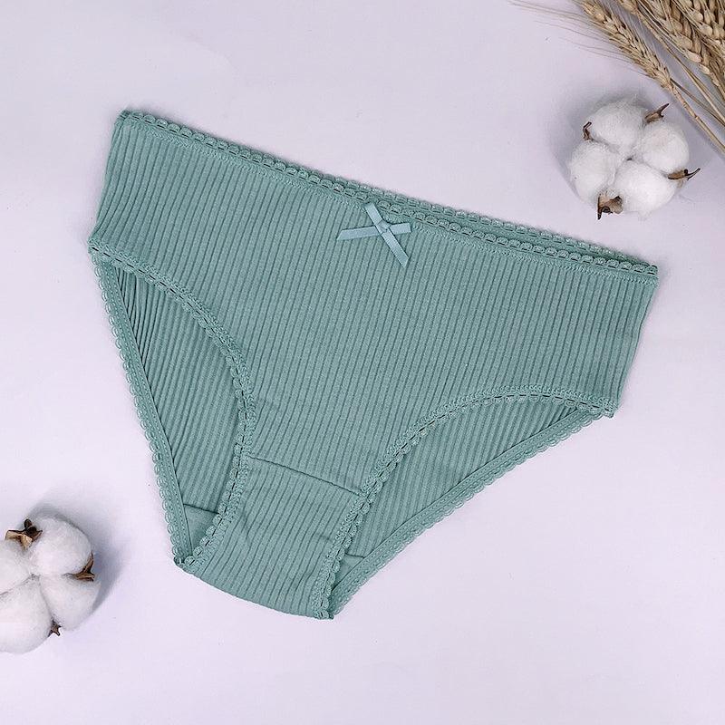 6 Pieces Lace Cotton Underpants Set-Comfy Women Underwear