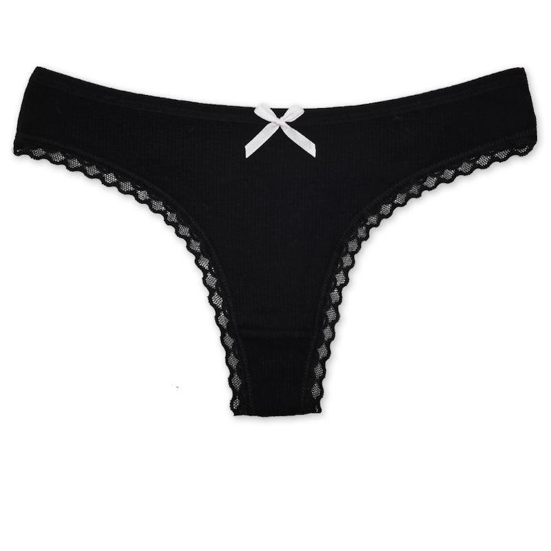 6 Pieces Low Rise Cotton Underpants Set - Comfy Women Underwear