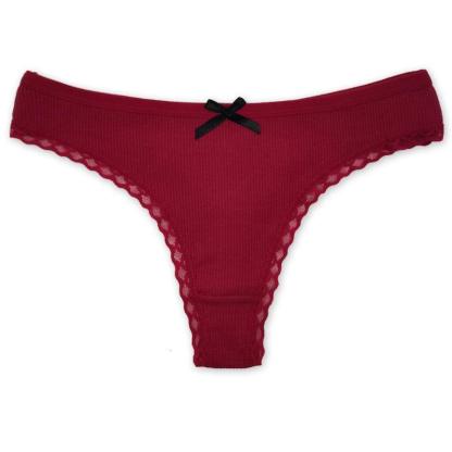 6 Pieces Low Rise Cotton Underpants Set - Comfy Women Underwear