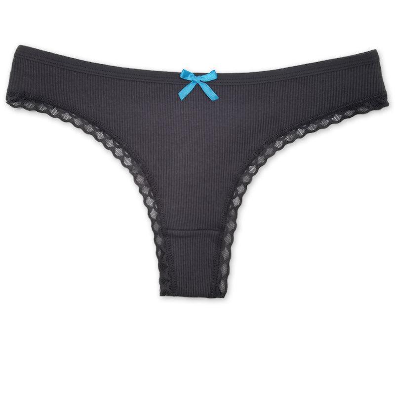 6 Pieces Low Rise Cotton Underpants Set - Comfy Women Underwear