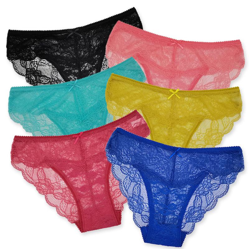 6 Pieces Mesh Style Underwear Set-Comfy Women Underwear