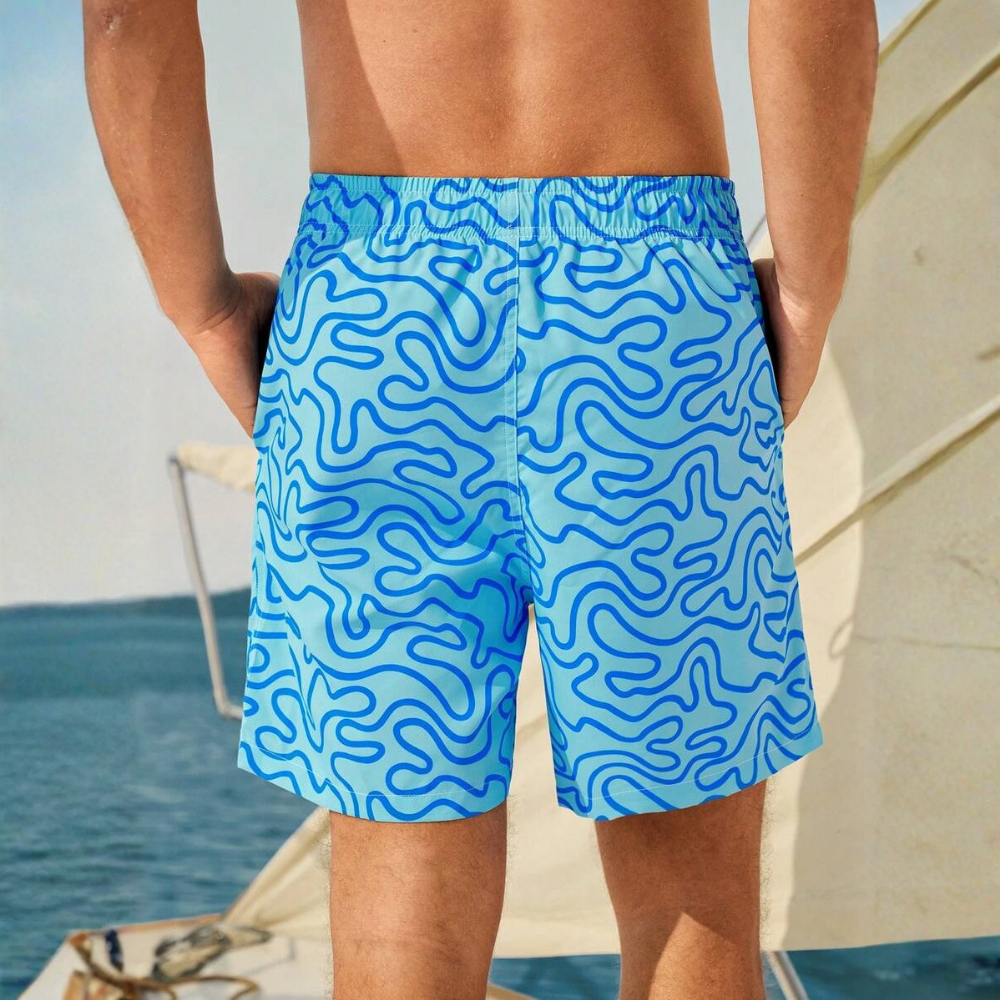 Printed Beachwear Vacation Matching Outfit Set