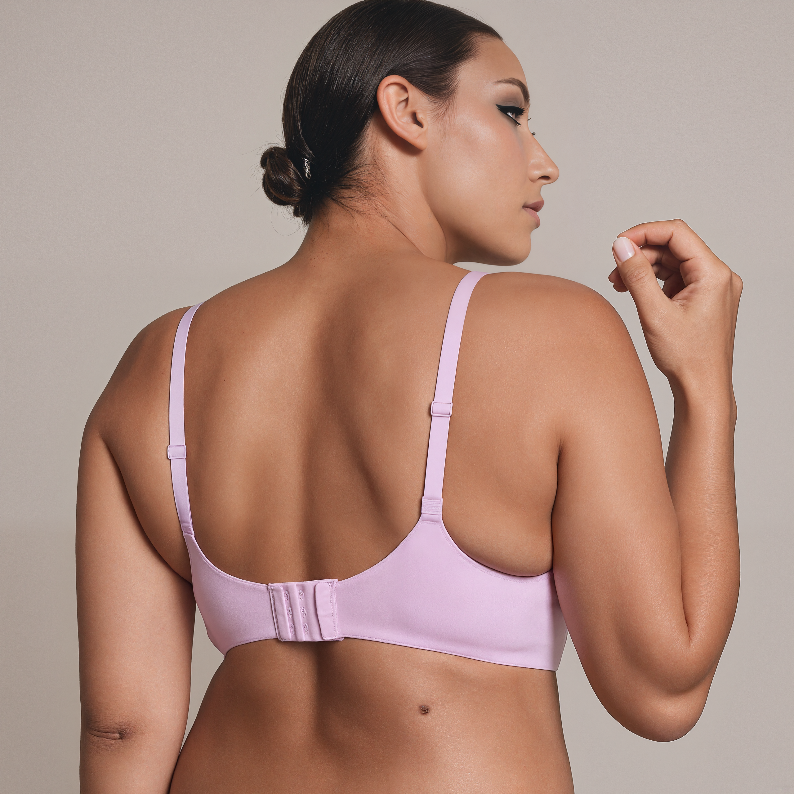 Lightly Lined Full Coverage Lace Trim Bra