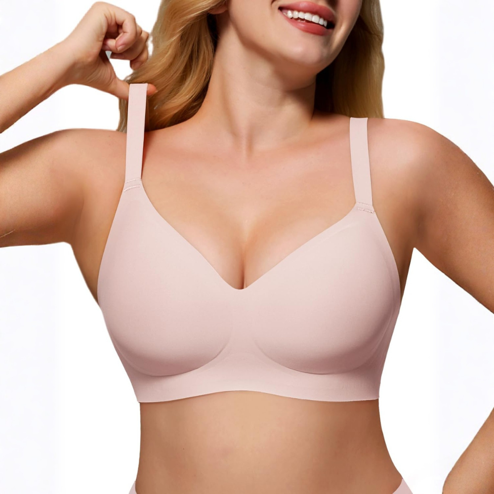 Comfortable Seamless V Shape Wireless Comfort Bra For Women