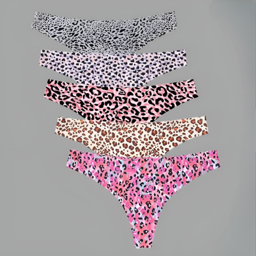 Soft Mesh Thong Underwear Pack Of 5