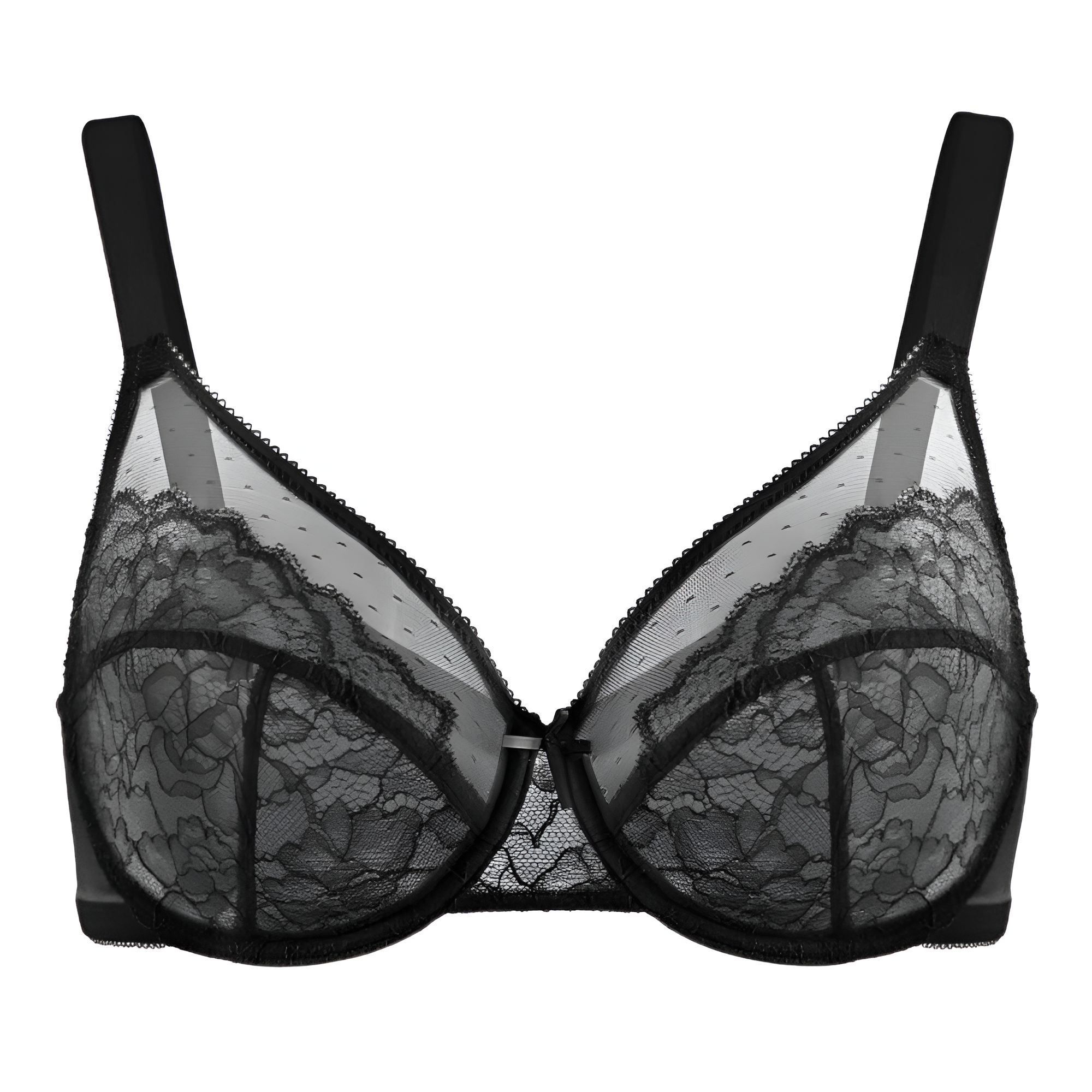 Full Coverage Plus Size Underwire Bra Adjustable Straps