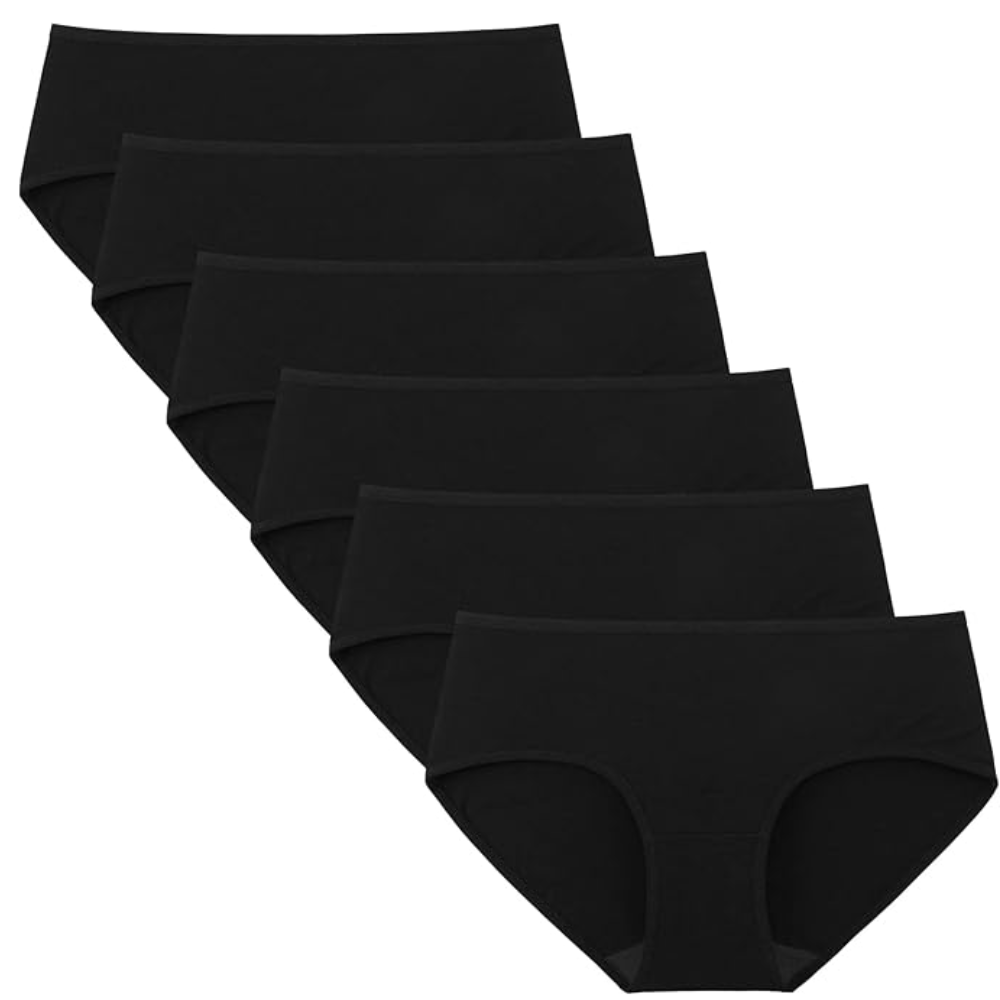 Pack Of 6 Hipster Panties Regular And Plus Size For Women