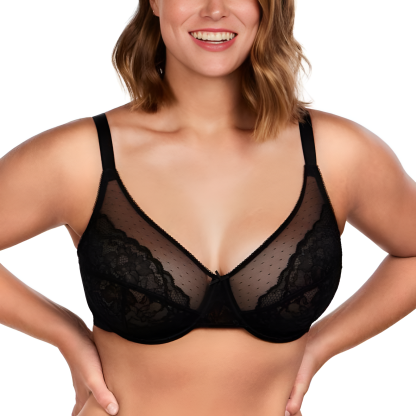 Full Coverage Plus Size Underwire Bra Adjustable Straps