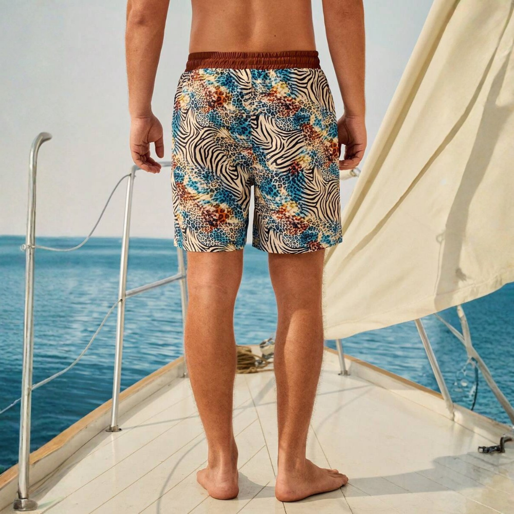 Printed Beachwear Vacation Matching Outfit Set