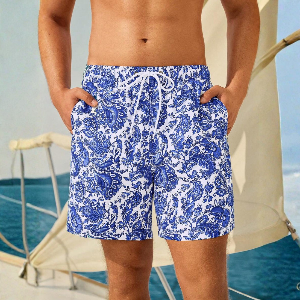 Printed Beachwear Vacation Matching Outfit Set