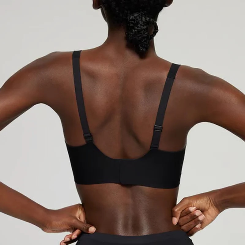Wireless Deep V Bralette For Women With Push Up Design