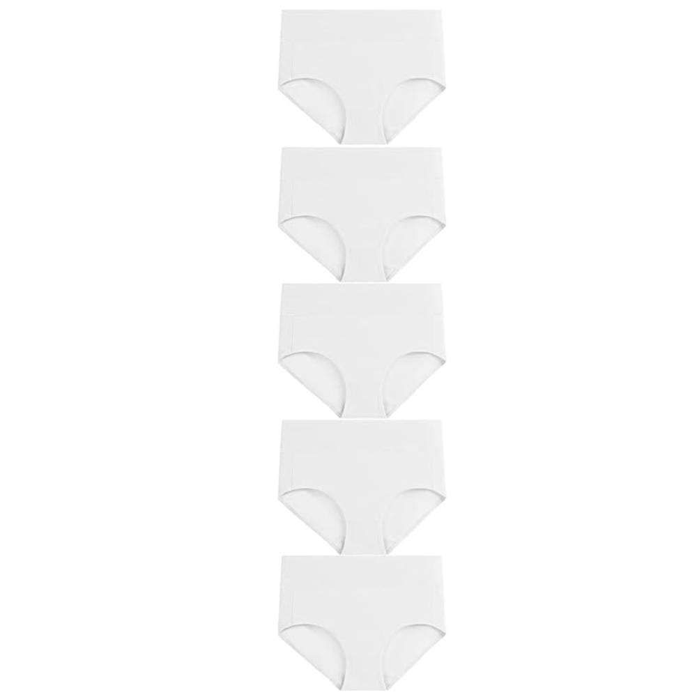 Pack Of 5 High Rise Full Coverage Underwear For Women