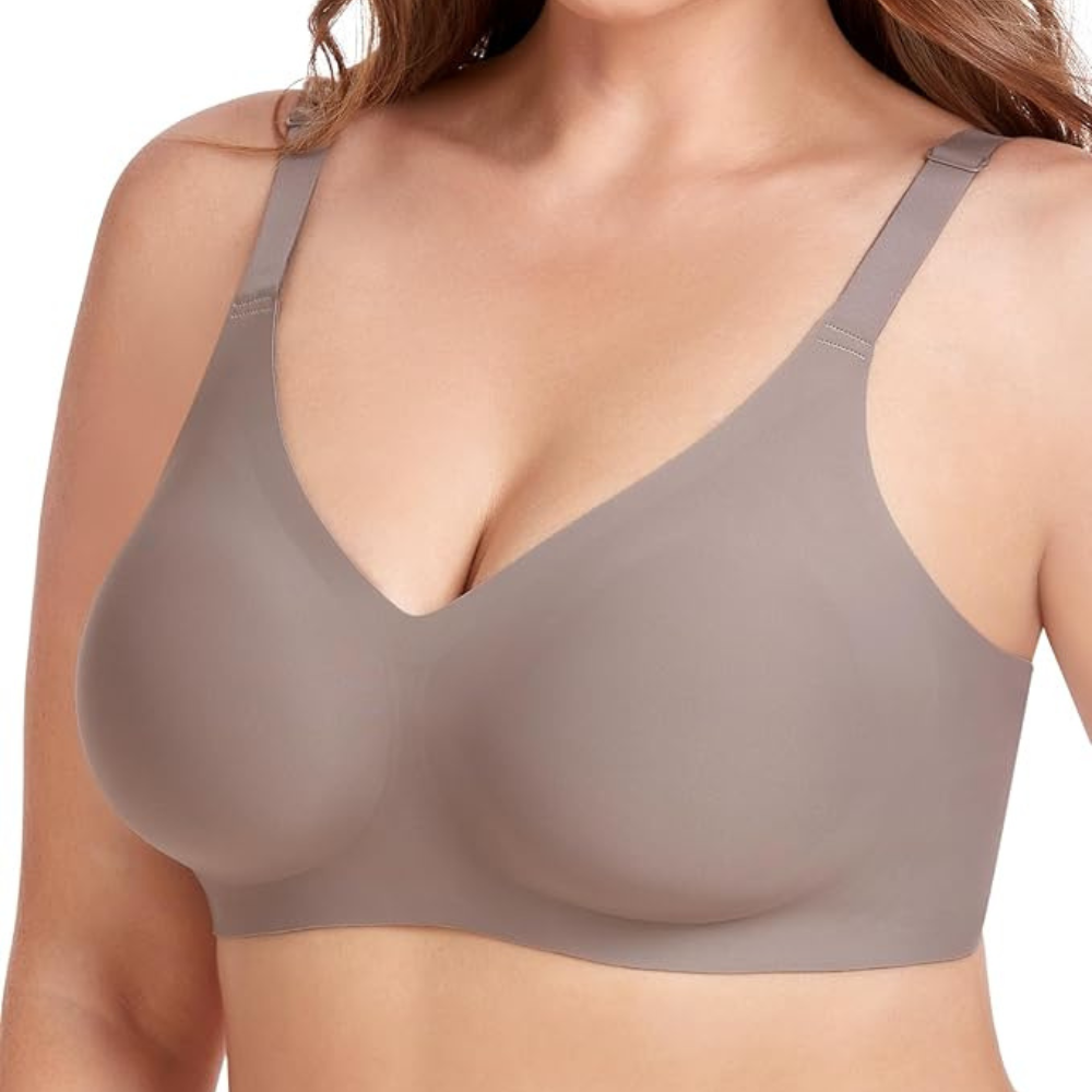 Wireless Seamless Bra With Full Coverage Adjustable Soft Support
