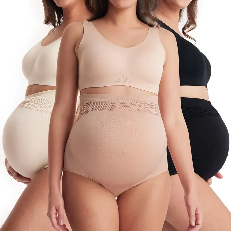 3 Pieces Maternity High Waist Underwear 