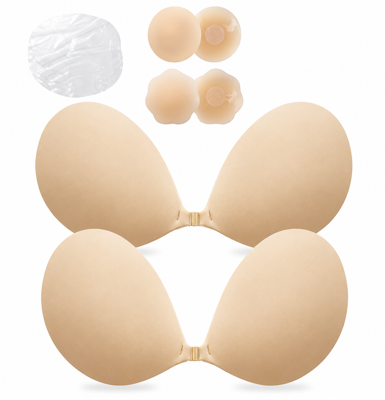Strapless Sticky Invisible Adhesive Bras For Women