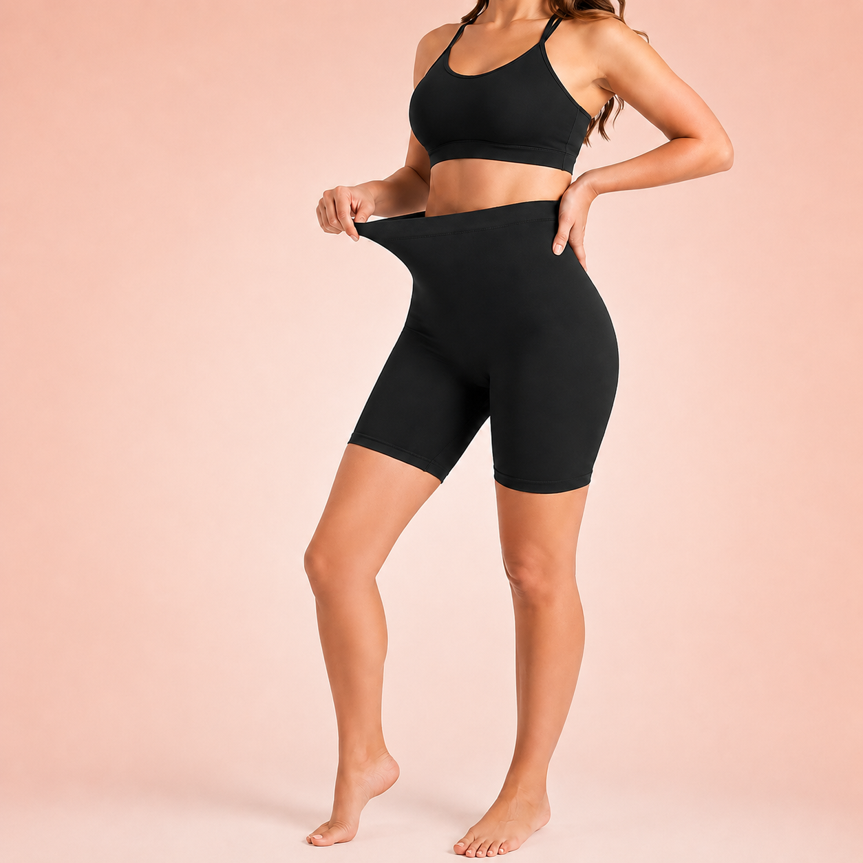 High Rise Shapewear Shorts For Women