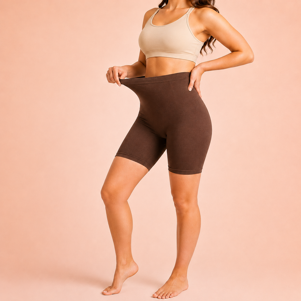 High Rise Shapewear Shorts For Women