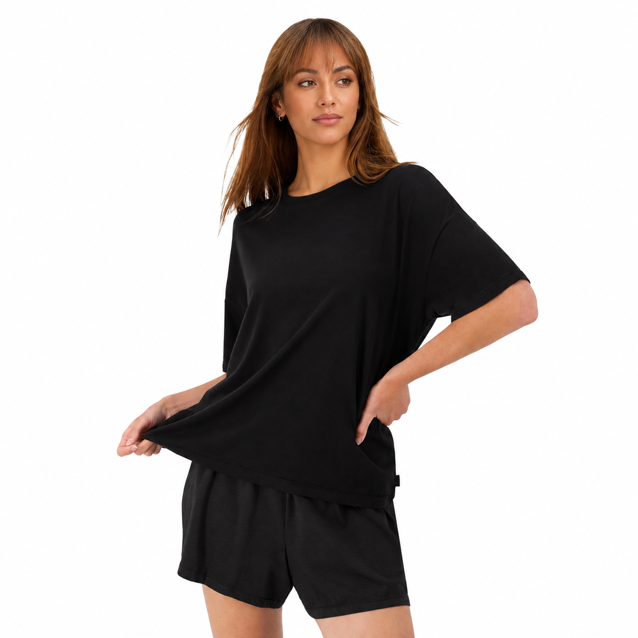 Soft Comfywear Tshirt And Shorts Pajama Set for Women