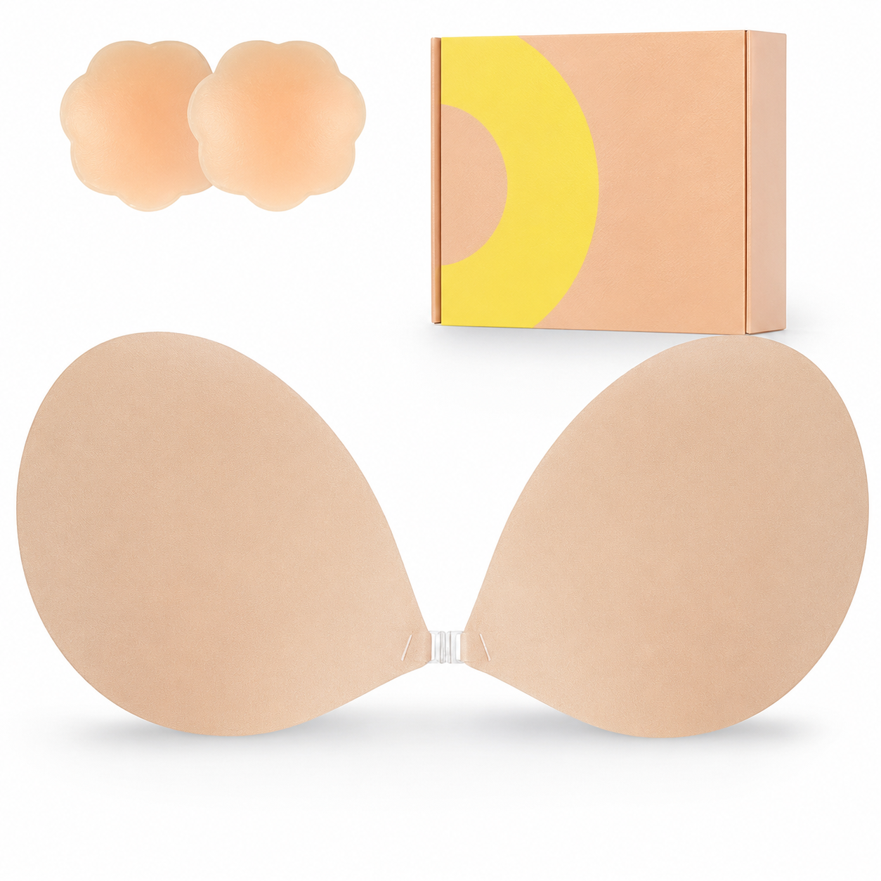 Strapless Adhesive Invisible Push Up Backless Dress Bra