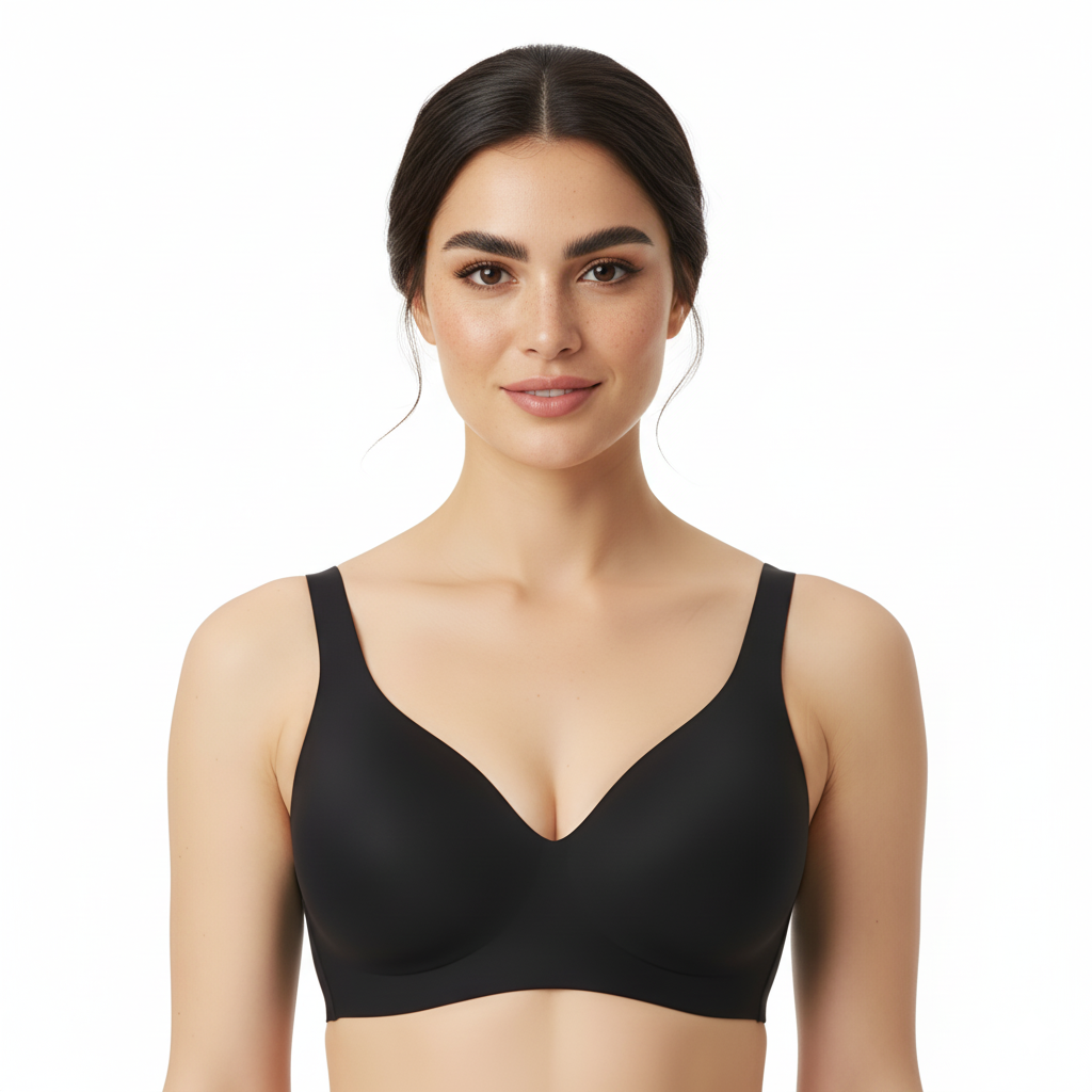 Seamless Wireless Bra With Adjustable Stable Fit