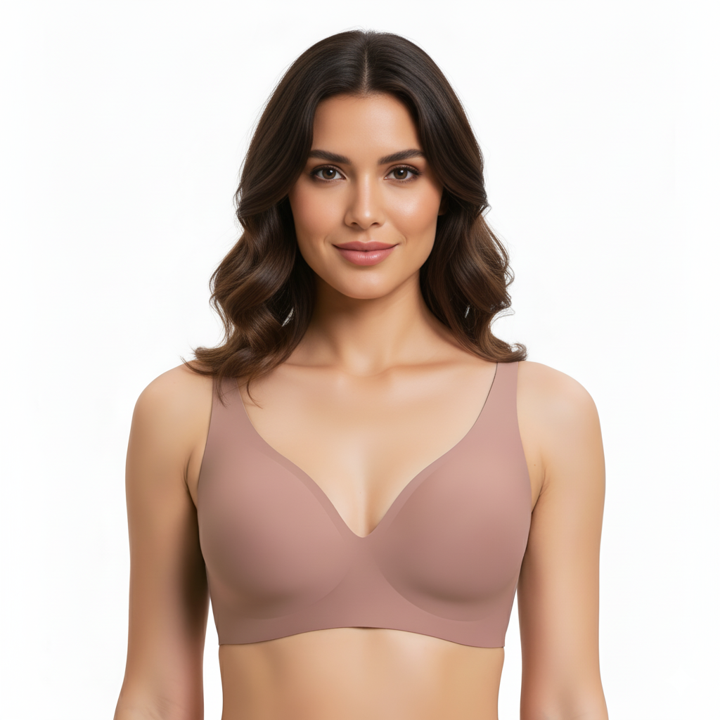 Seamless Wireless Bra With Adjustable Stable Fit