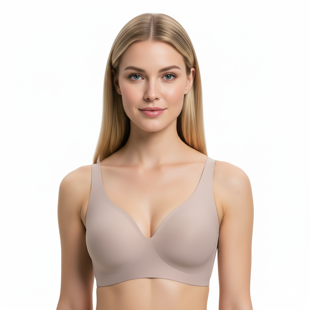 Seamless Wireless Bra With Adjustable Stable Fit