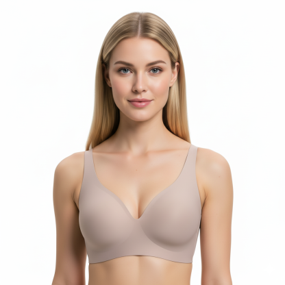 Seamless Wireless Bra With Adjustable Stable Fit
