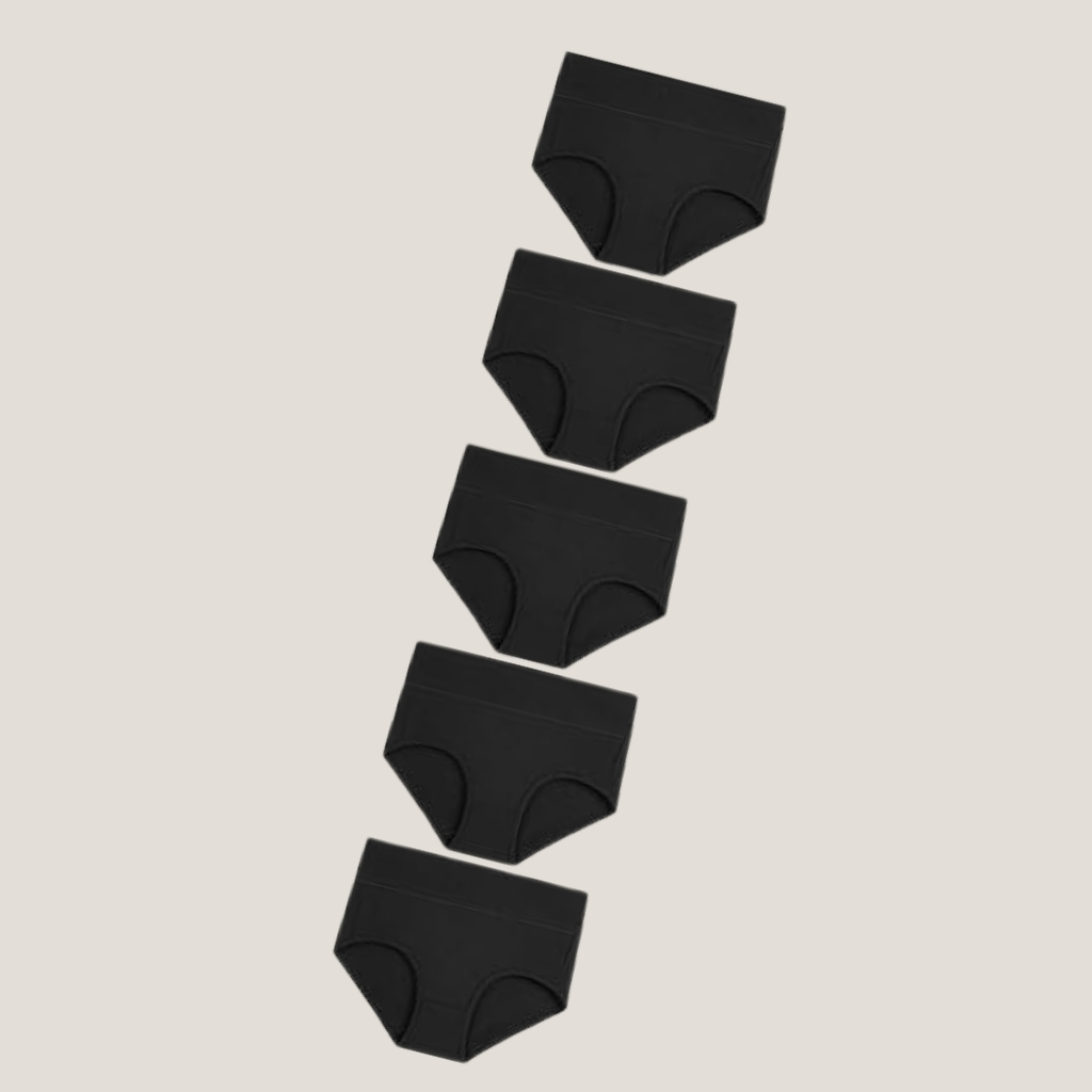 High Waisted Cotton Ladies Briefs