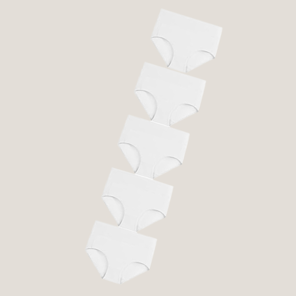 High Waisted Cotton Ladies Briefs