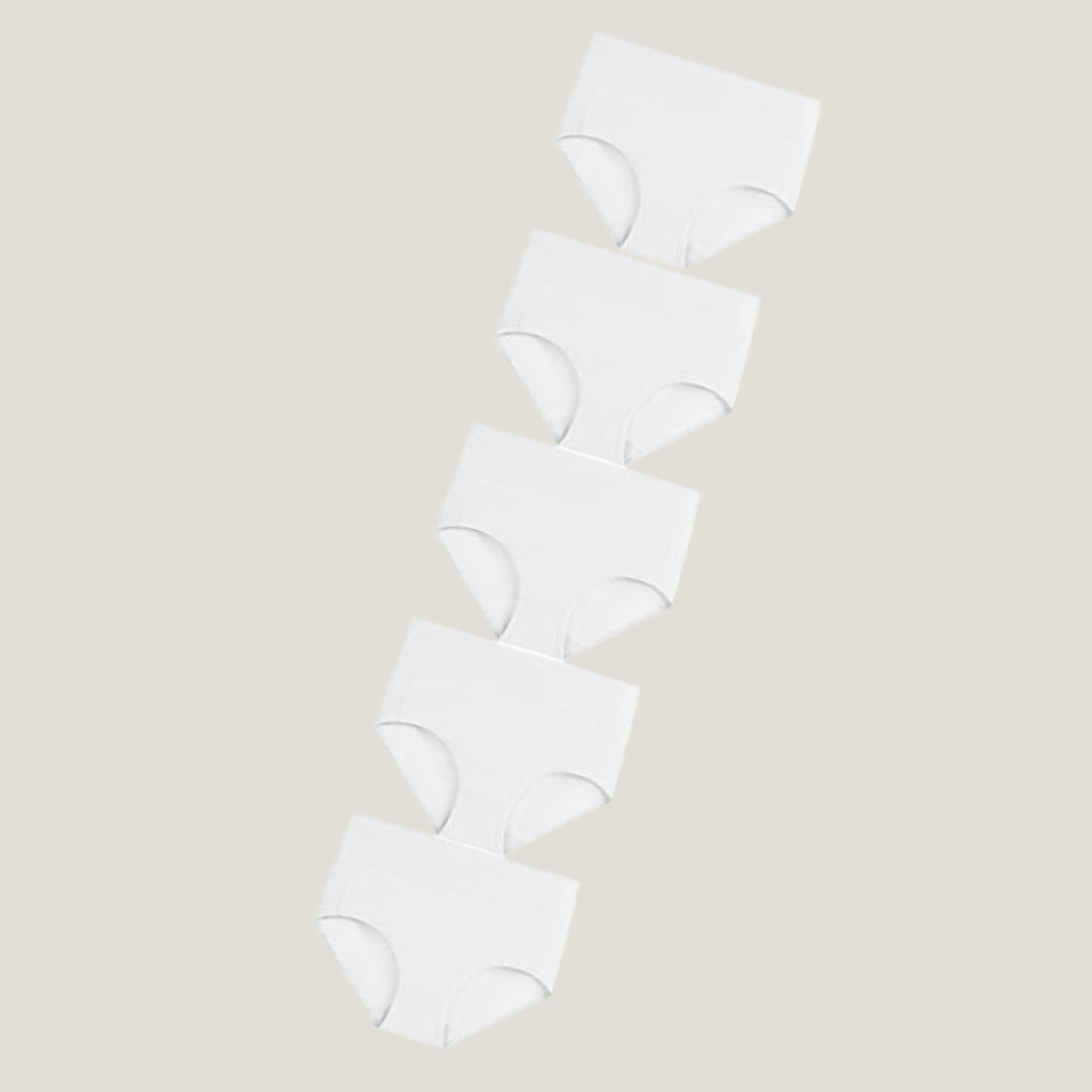 High Waisted Cotton Ladies Briefs