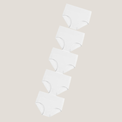 High Waisted Cotton Ladies Briefs