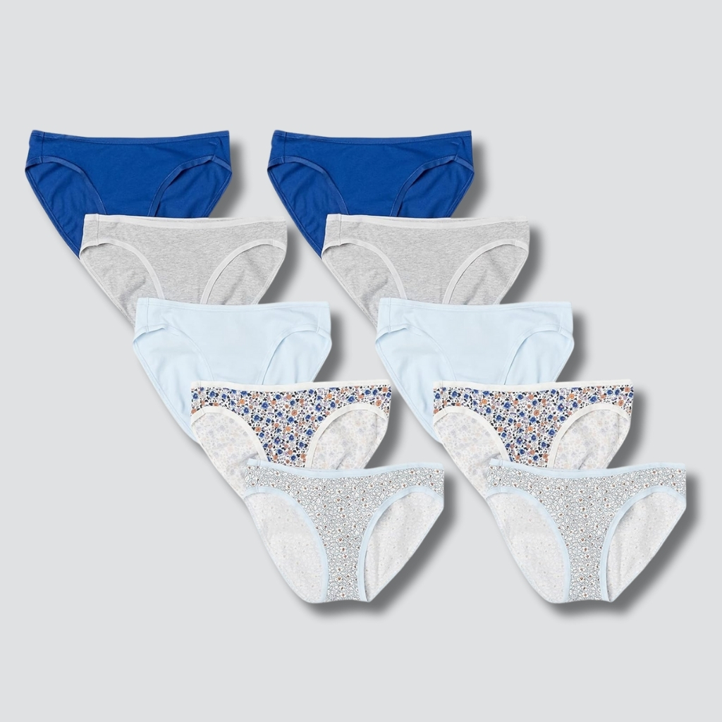 Pack Of 10 Bikini Brief Panties