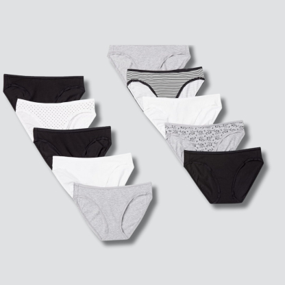 Pack Of 10 Bikini Brief Panties