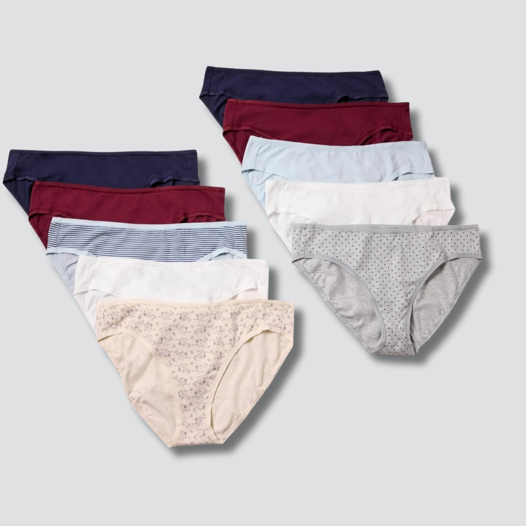 Pack Of 10 Bikini Brief Panties
