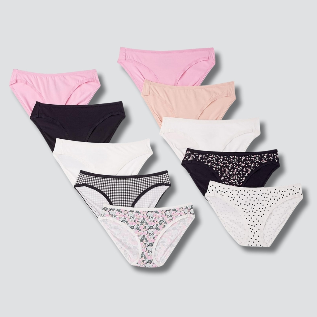 Pack Of 10 Bikini Brief Panties