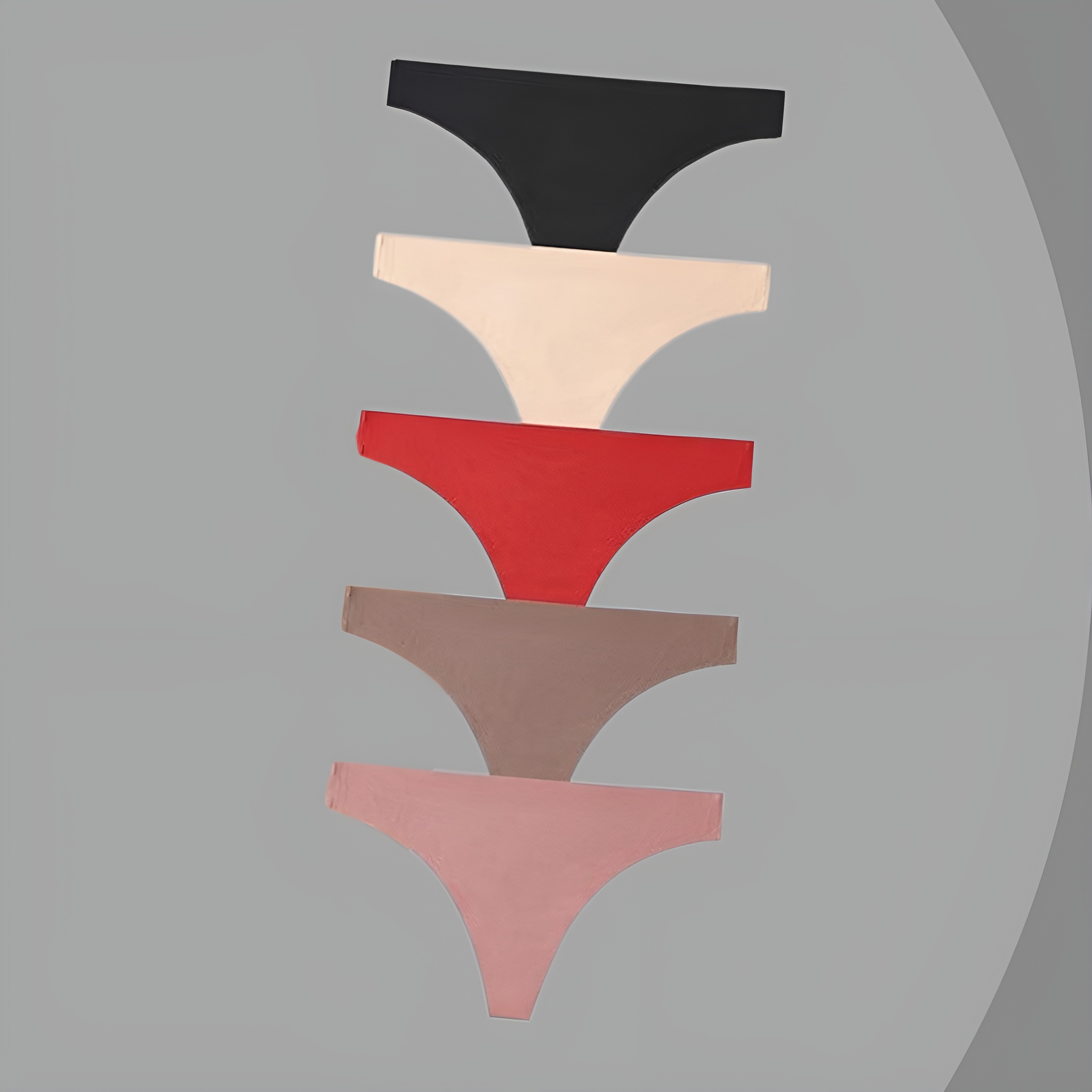 Soft Mesh Thong Underwear Set