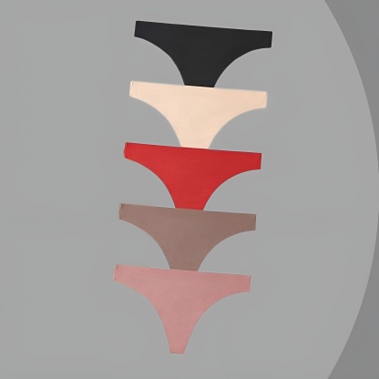 Soft Mesh Thong Underwear Set