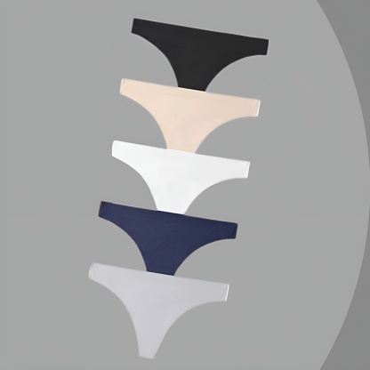 Soft Mesh Thong Underwear Set