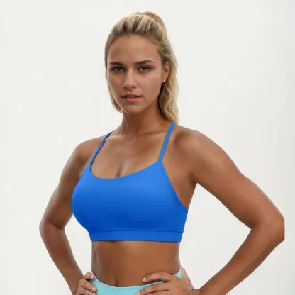 Thin Strap Y Back Bra