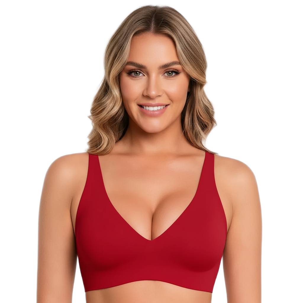 Seamless Wireless Bra With Adjustable Stable Fit