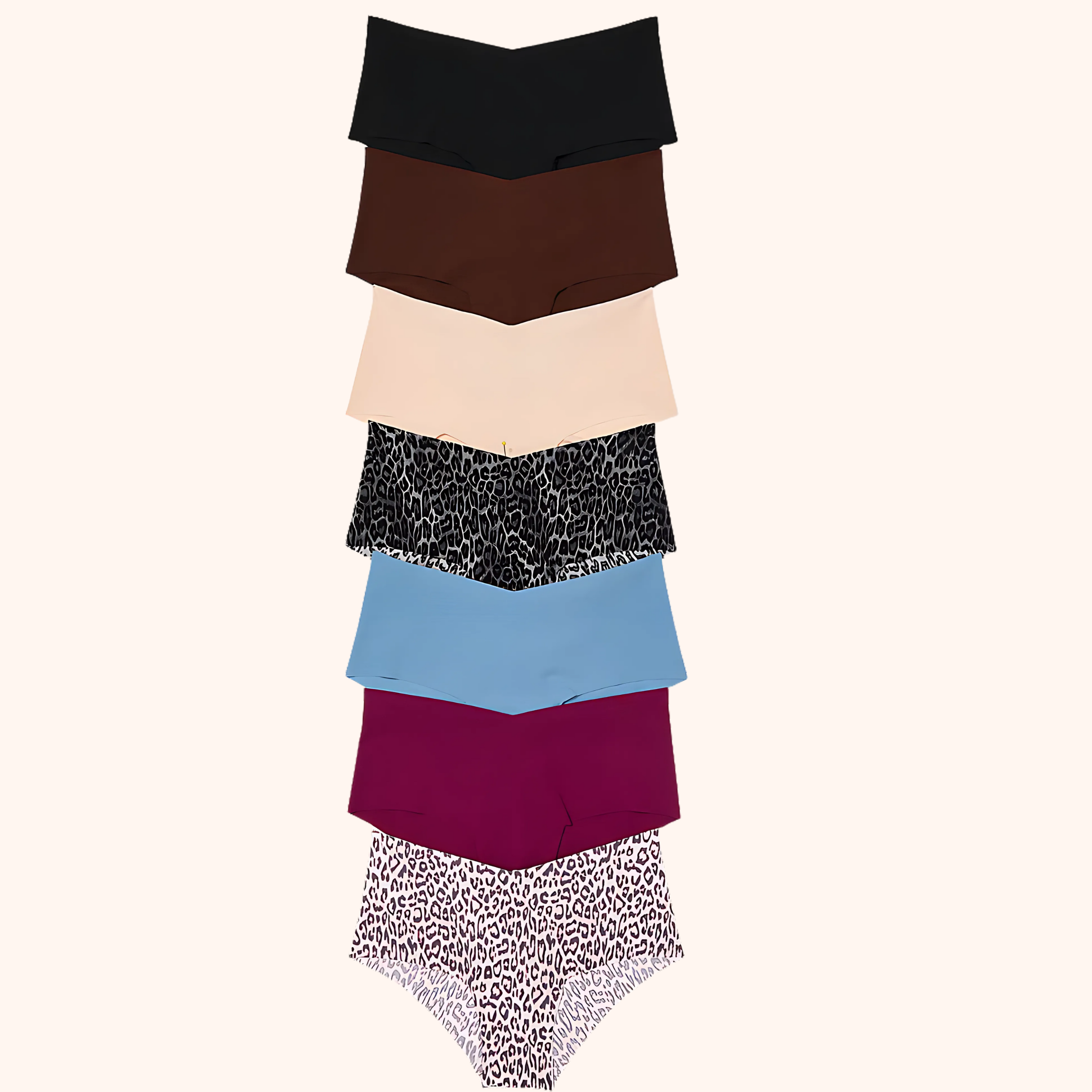 Pack Of 7 No Show Cheeky Panties