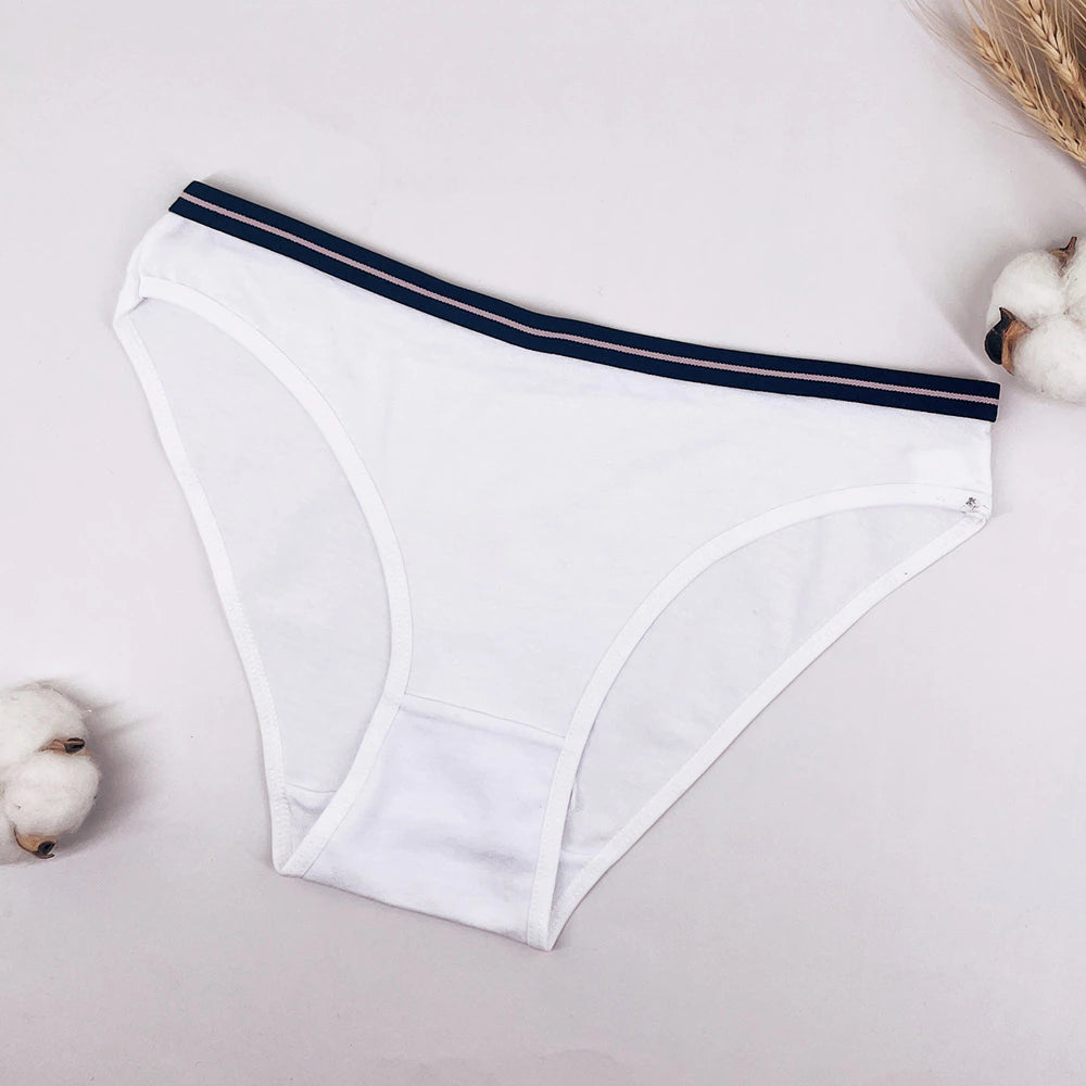 Comfortable Solid Color Cotton Underwear - Comfy Women Underwear