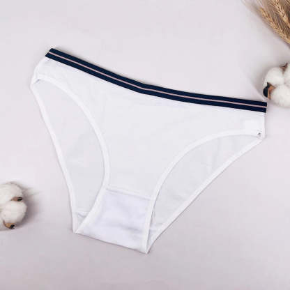 Comfortable Solid Color Cotton Underwear - Comfy Women Underwear