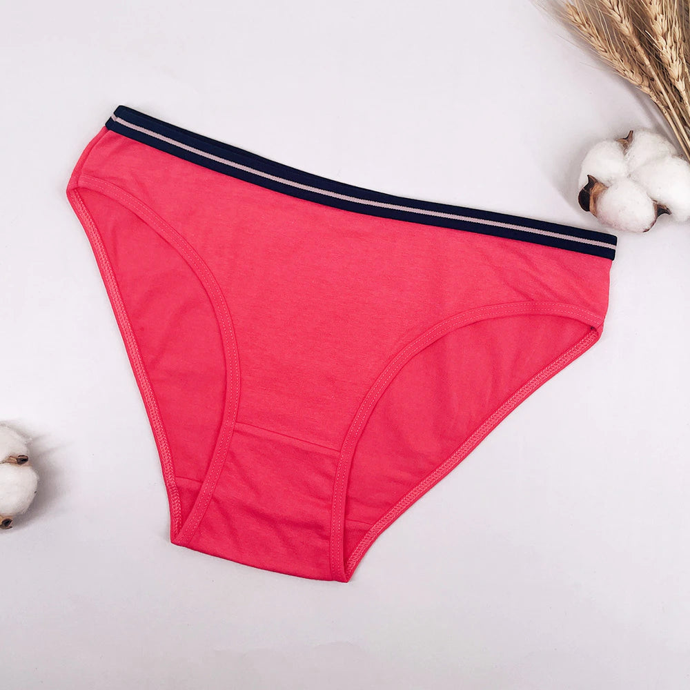 Comfortable Solid Color Cotton Underwear-Comfy Women Underwear
