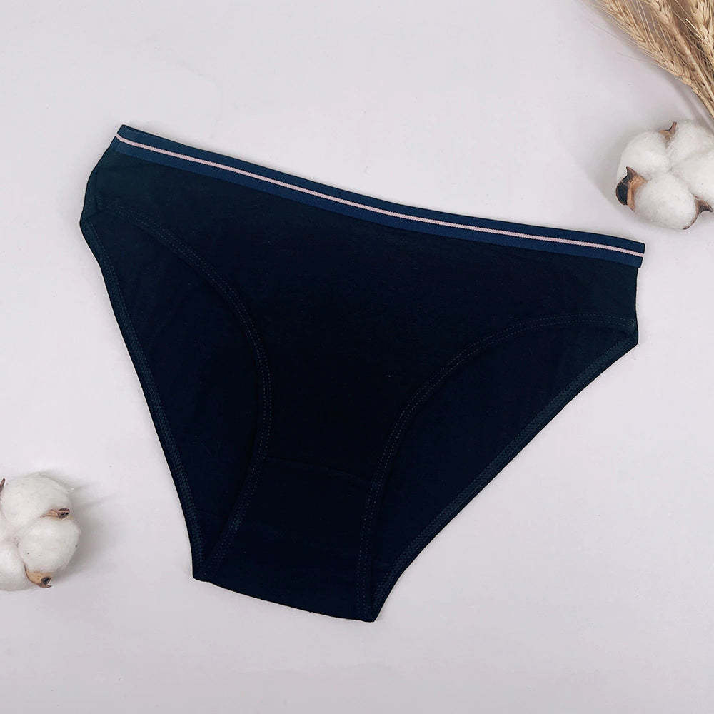 Comfortable Solid Color Cotton Underwear - Comfy Women Underwear