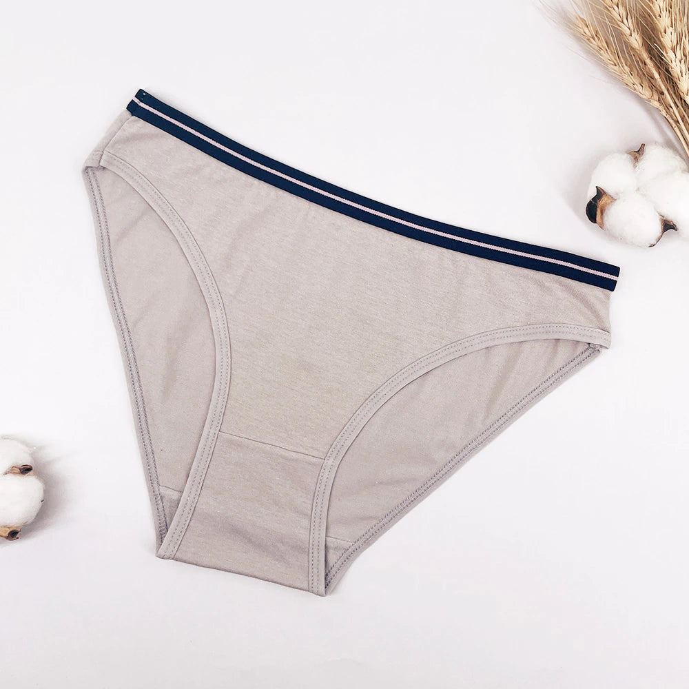 Comfortable Solid Color Cotton Underwear-Comfy Women Underwear