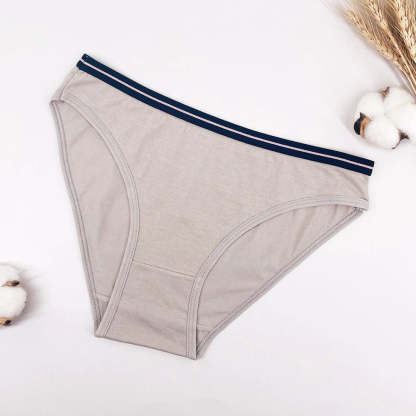 Comfortable Solid Color Cotton Underwear - Comfy Women Underwear