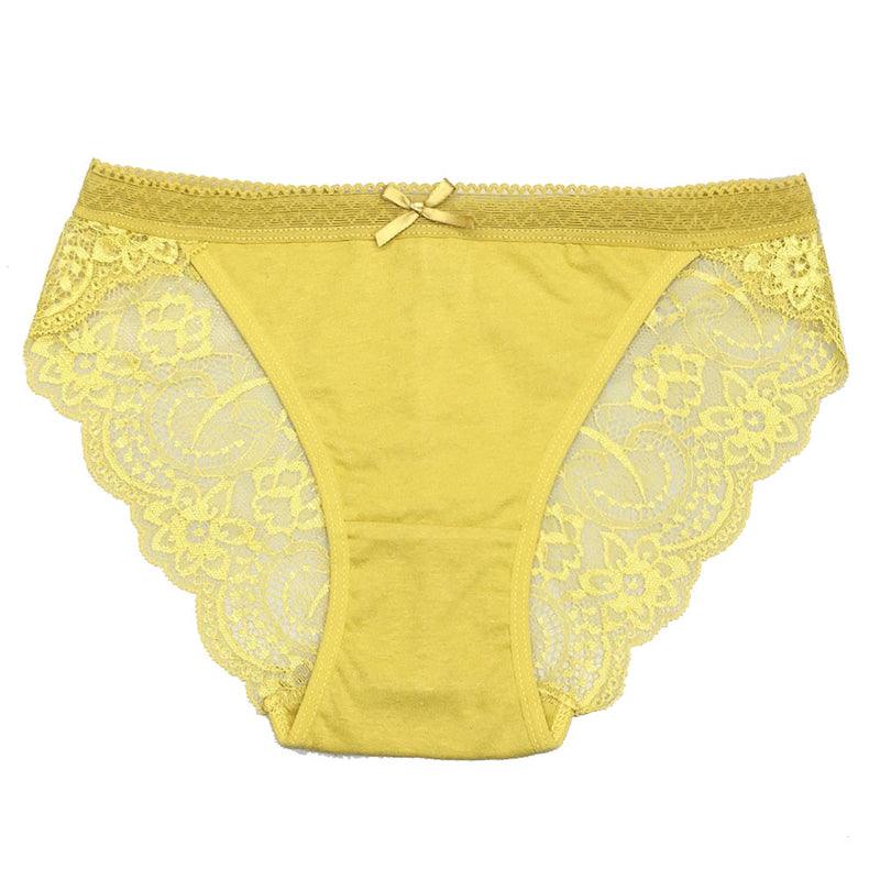 Cotton 6 Pieces Low Rise Lace Underwear-Comfy Women Underwear